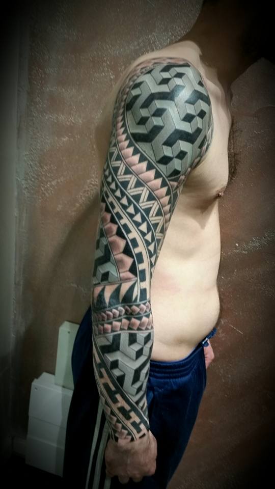 Polinéz tetoválás a Pinker Tattoo galériából